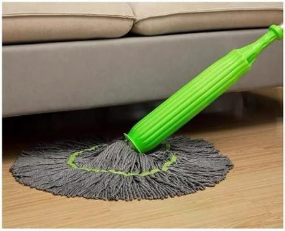 Self-Twisting Water Rotating Mop – 360° Spin Handle, Microfiber Cleaning (Pack of 1)