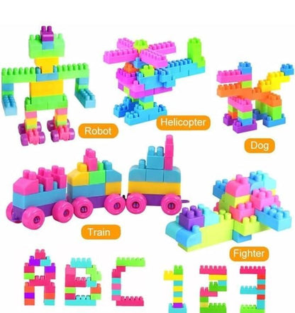 🧩 Building Blocks Puzzle Game for Kids – Fun, Educational & Organizable Toy Set (Pack of 1)