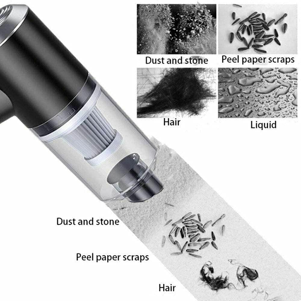 🌀 Portable Air Duster & Wireless Vacuum Cleaner – 2-in-1 Mini Dust Blower for Home, Car & Electronics (Pack of 1)