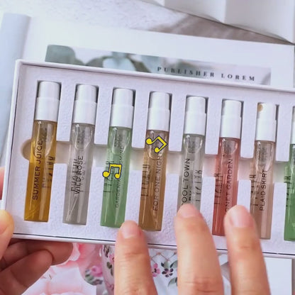 8 Perfume Gift Box for Women – Long-Lasting Fragrance Set with Floral, Citrus & Woody Scents (Pack of 1)