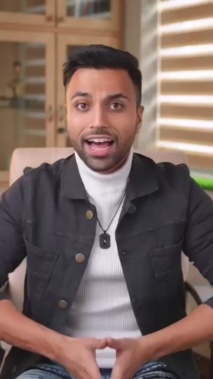 🙏 Hanuman Chalisa Pendant with Chain – Stainless Steel Spiritual Necklace for Men (Pack of 1)