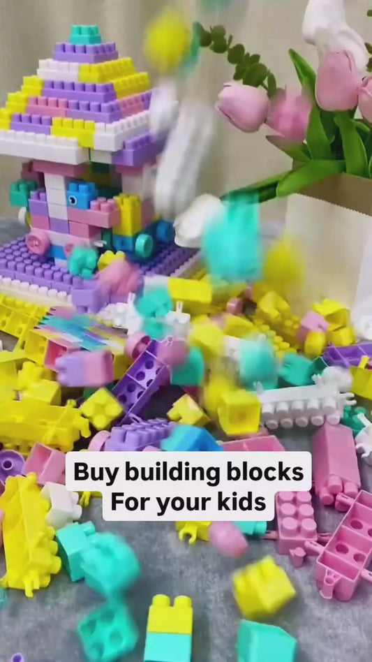 🧩 Building Blocks Puzzle Game for Kids – Fun, Educational & Organizable Toy Set (Pack of 1)