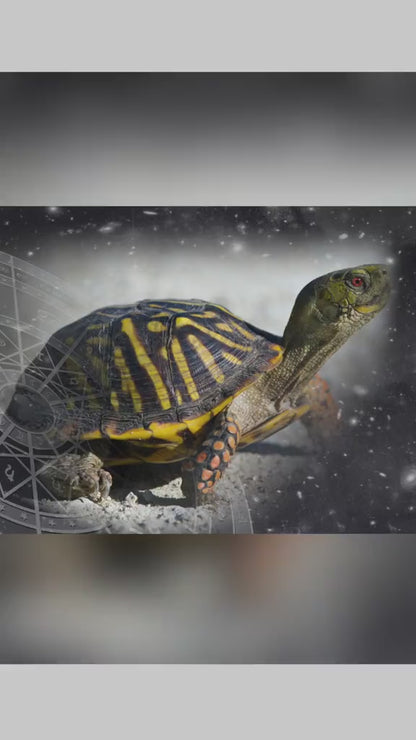 Panchdhatu Zircon Studded Turtle Meru Ring – Set of 2 (Unisex)