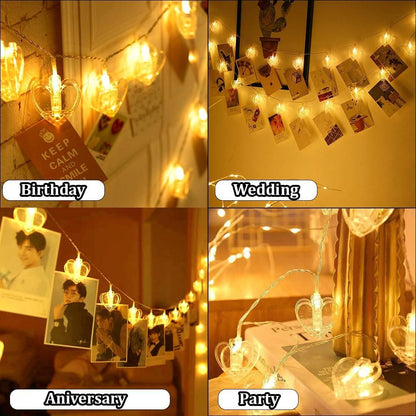 LED decorative lights for romantic bedroom and festive setup